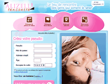Tablet Screenshot of alizellarencontre.com